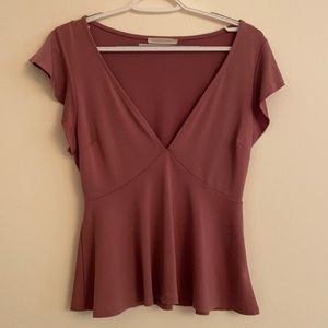 Dark pink urban outfitters top